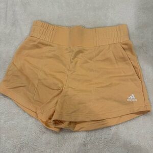 Tangerine cotton adidas shorts